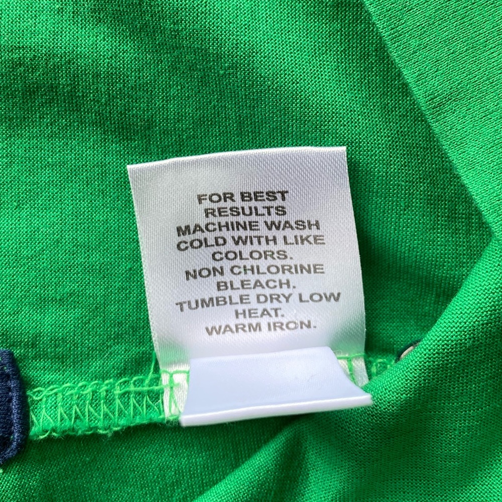 Lady Irish Peter Millar Collection Notre Dame Golf Polo Shirt Women's Small - Picture 8 of 12